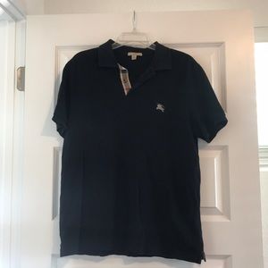 Classic black men’s polo- Burberry